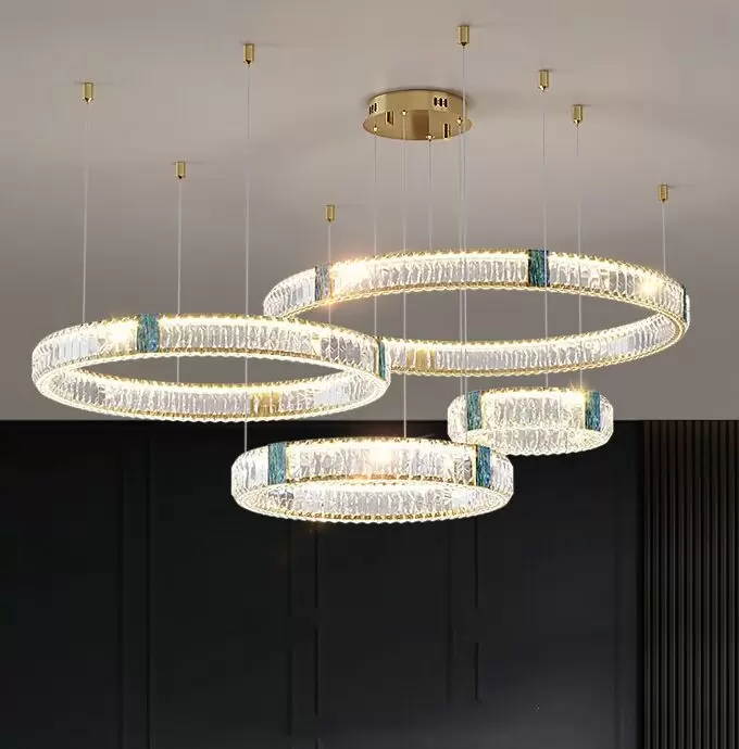 Art Deco Postmodern Gold Silver Crystal LED Hanging Lamps Chandelier Lighting Lustre Suspension Luminaire Lampen For Staircase
Art Deco Postmodern Gold Silver Crystal LED Hanging Lamps Chandelier Lighting Lustre Suspension Luminaire Lampen For Staircase