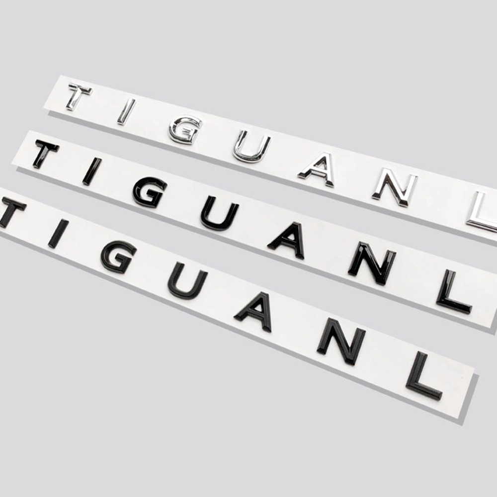 3D Font Letters Emblem for TIGUAN TIGUANL Car Styling Refitting Middle Hood Trunk Logo Badge Sticker Chrome Matte Glossy Black, Chrome tiguan trunk
3D Font Letters Emblem for TIGUAN TIGUANL Car Styling Refitting Middle Hood Trunk Logo Badge Sticker Chrome Matte Glossy Black, Chrome tiguan trunk