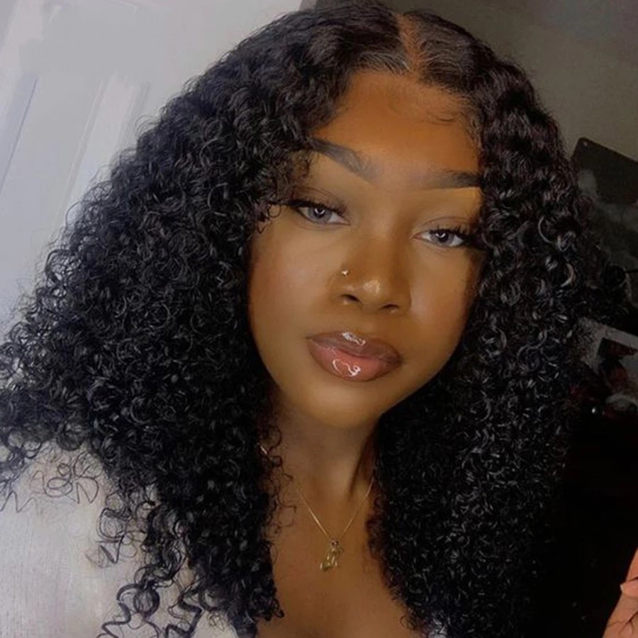 Free shipping Long Kinky Curly Brazilian Lace Front Wig For Women Black/Ombre Blonde Color Synthetic Wigs Silation Human Hair Heat Resistant