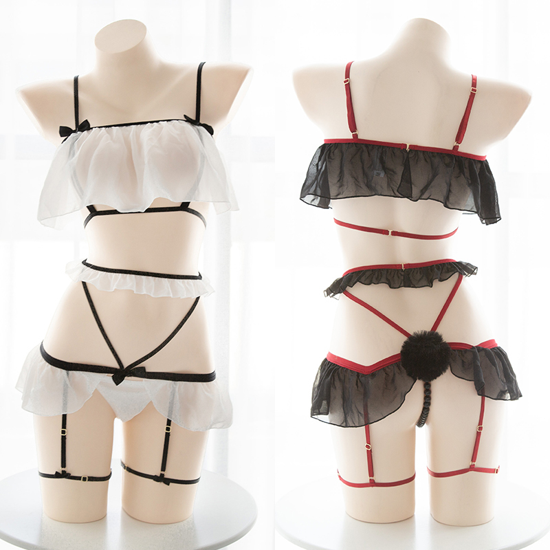 Anime Lolita Girls Sexy Lace Lingerie Hot Uniform Temptation Cosplay Costumes Outfit Erotic Chiffon Cute Soft Exotic Sets, Red
Anime Lolita Girls Sexy Lace Lingerie Hot Uniform Temptation Cosplay Costumes Outfit Erotic Chiffon Cute Soft Exotic Sets, Red