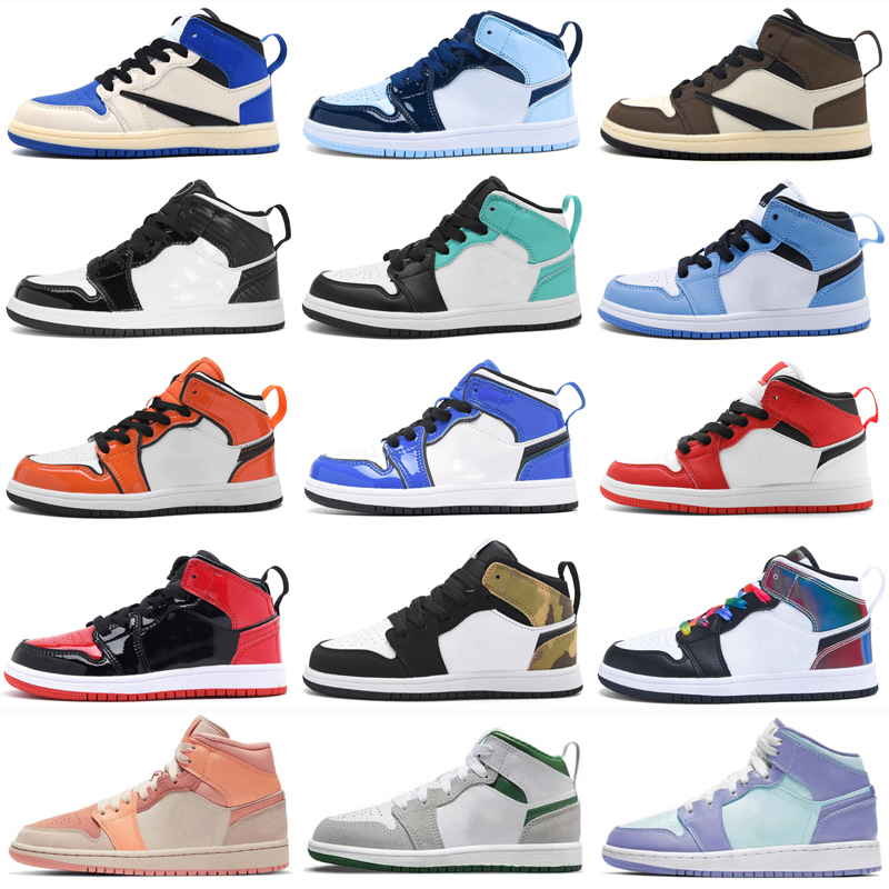 High Quality 1 Kids Basketball Shoes Dark Mocha Volt Gold High Light Smoke Grey Candy Multicolor Small Big Boy Girl Toddlers 1s Sneakers Outdoor shoe Size 26-37, As photo 23
High Quality 1 Kids Basketball Shoes Dark Mocha Volt Gold High Light Smoke Grey Candy Multicolor Small Big Boy Girl Toddlers 1s Sneakers Outdoor shoe Size 26-37, As photo 23