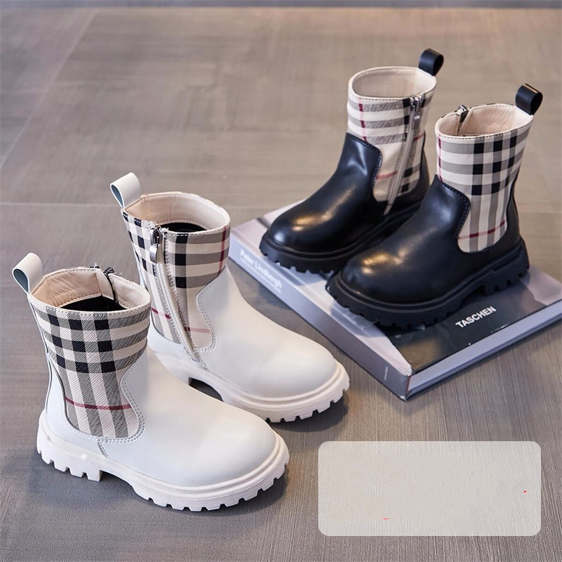 2021 New Arrival Autumn Winter fashion Boots Girls Kids black and white Soft Non-slip Martin Boot For Children Size27-37, Black single
2021 New Arrival Autumn Winter fashion Boots Girls Kids black and white Soft Non-slip Martin Boot For Children Size27-37, Black single