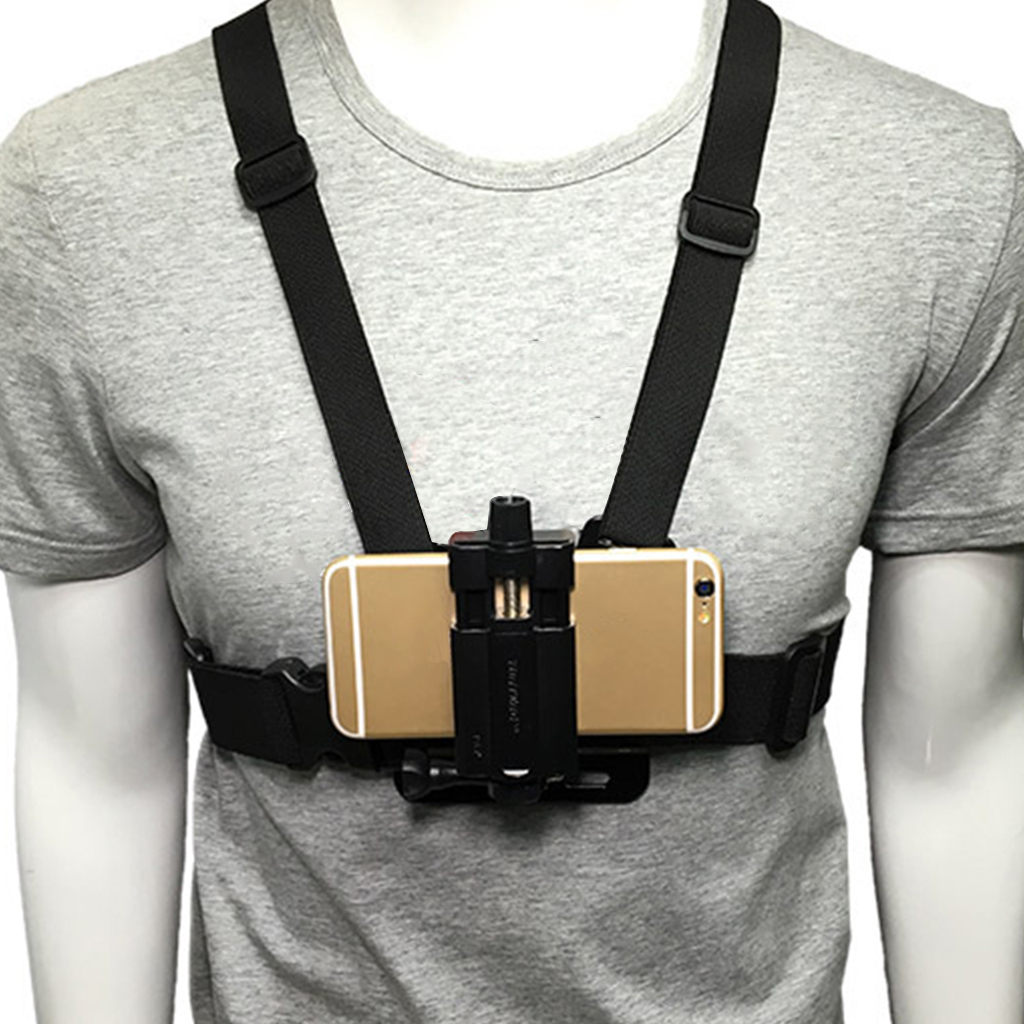 Adjustable Phone Clip Holder Mobile Phone Chest Mount Harness Strap Holder for iPhone Xiaomi Huawei & Samsung, Black
Adjustable Phone Clip Holder Mobile Phone Chest Mount Harness Strap Holder for iPhone Xiaomi Huawei & Samsung, Black