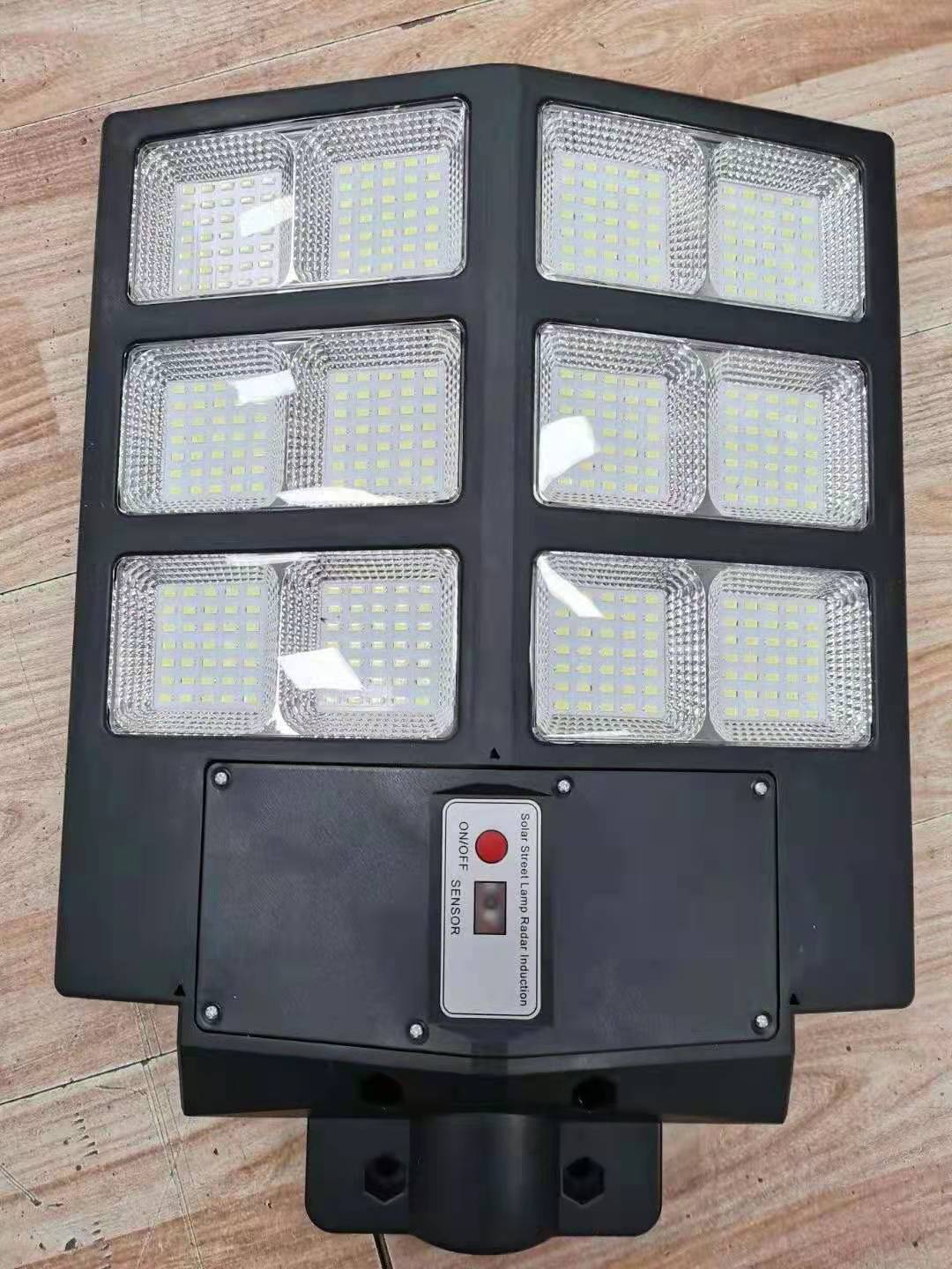 300W 400W 500W Solar street light for outdoor Radar Motion Sensor Solar LED Street Light with Remote Control and Pole