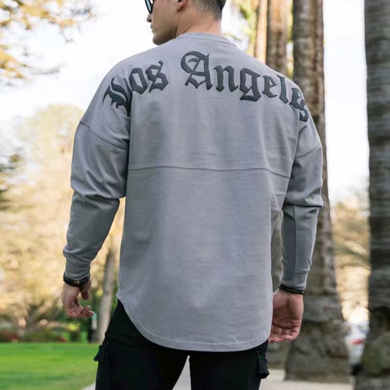 Men Tshirt Gym Casual Letter Print Long Loose Fit Los Angle Round Neck Man Tee Shirts Long Sleeve Tops Cotton High Quality, White
Men Tshirt Gym Casual Letter Print Long Loose Fit Los Angle Round Neck Man Tee Shirts Long Sleeve Tops Cotton High Quality, White