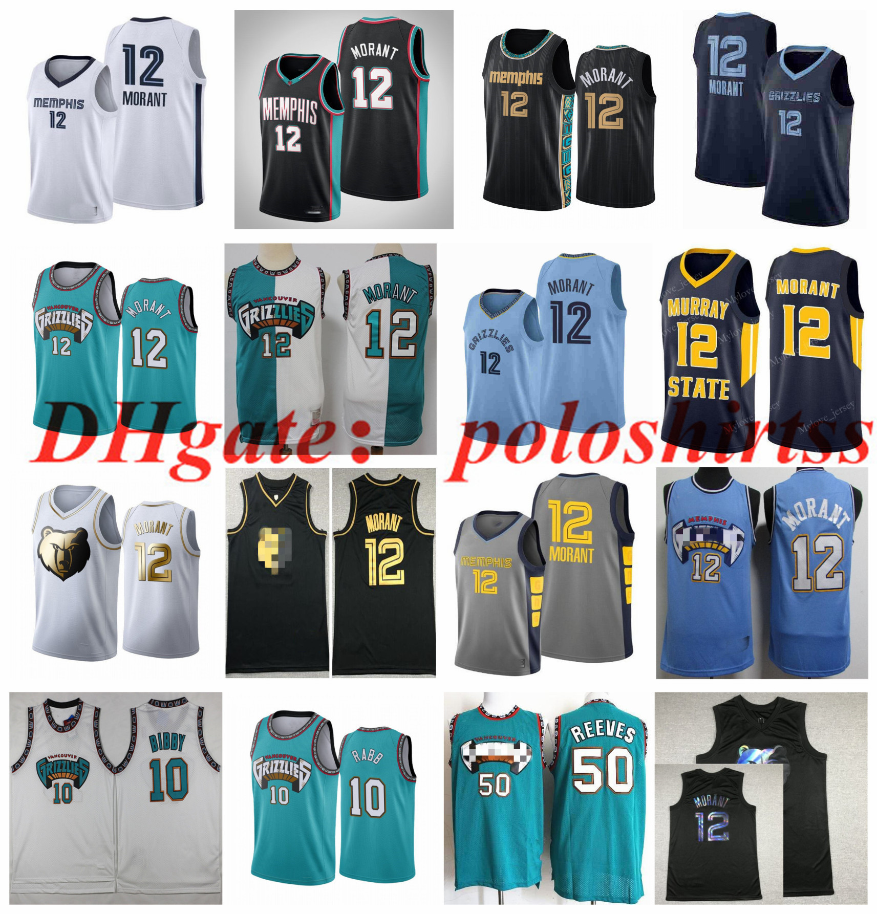 Memphis's Grizzlies's Stitched Big Yards S-6XL Ja 12 Morant Basketball Jerseys Green White 10 Bibby 50 Reeves Jersey Fans Shirt Vest NCAA Men's Edition City, As photo
Memphis's Grizzlies's Stitched Big Yards S-6XL Ja 12 Morant Basketball Jerseys Green White 10 Bibby 50 Reeves Jersey Fans Shirt Vest NCAA Men's Edition City, As photo