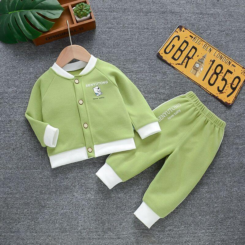 Clothing Sets Born Baby Boys Girls Spring Autumn Set Cute Bear Long Sleeved Printed Cardigan Coat + Pants 2Pcs Outfit Kids Outwear Clothes, White
Clothing Sets Born Baby Boys Girls Spring Autumn Set Cute Bear Long Sleeved Printed Cardigan Coat + Pants 2Pcs Outfit Kids Outwear Clothes, White