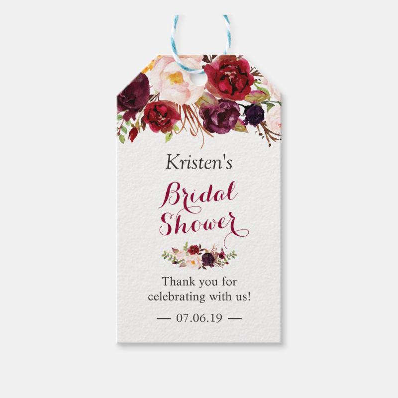 Other Event & Party Supplies Custom Burgundy Marsala Floral Chic Bridal DIY Wedding Gift Baby Shower Birthday Tags With Colorful Rope
Other Event & Party Supplies Custom Burgundy Marsala Floral Chic Bridal DIY Wedding Gift Baby Shower Birthday Tags With Colorful Rope