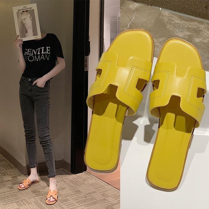 Slippers Style Women Summer Fashion Outer Wear Flat Beach Shoes Comfortable One-word Sandals And Women's, Black
Slippers Style Women Summer Fashion Outer Wear Flat Beach Shoes Comfortable One-word Sandals And Women's, Black