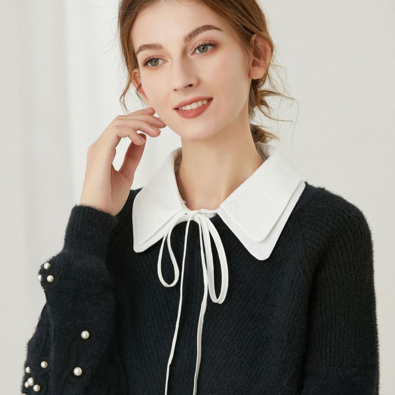 Bow Ties Fashion White Lapel Fake Collar Blouse Tops Female Shirt Detachable False Top Clothes Accessories
Bow Ties Fashion White Lapel Fake Collar Blouse Tops Female Shirt Detachable False Top Clothes Accessories