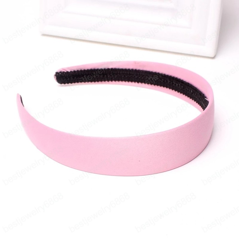 Women Hair Band Solid Color Headband Vintage Female Head Hoop Hai Bezel Hair Accessories Ladies Simplicity No Slip Headwear