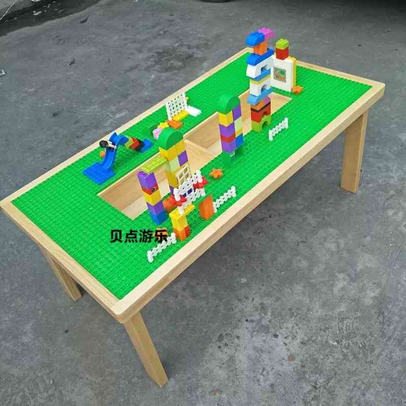 Kindergarten children's large particle building solid block table multifunctional bottom plate assembly game
Kindergarten children's large particle building solid block table multifunctional bottom plate assembly game
