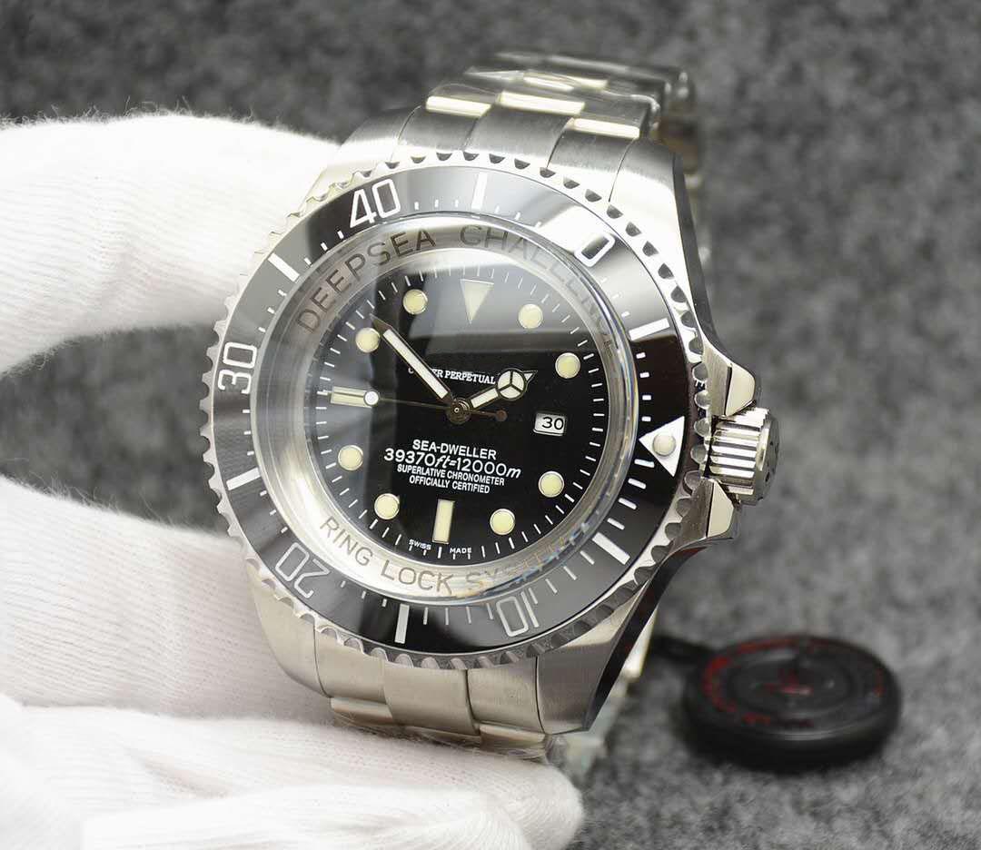 Mens Watch Big Size 55mm Deep Ceramic Bezel Sapphire Cystal Stainless Steel With Glide Lock Clasp Automatic Mechanical men Wristwatches, Make waterproof 50m
Mens Watch Big Size 55mm Deep Ceramic Bezel Sapphire Cystal Stainless Steel With Glide Lock Clasp Automatic Mechanical men Wristwatches, Make waterproof 50m