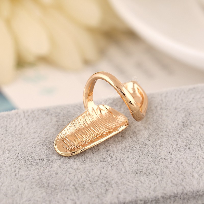 Fashion False Nails Alloy Metal Finger Rings Women Ring Jewelry Cool Fingertip Finger Nail Ring Charm Party Ornament