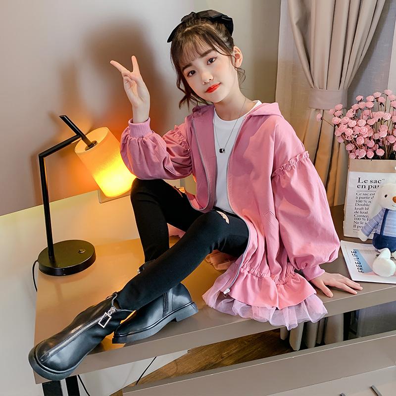 Jackets Fashion Baby Girls Clothes Girl's Coat In Solid Color With Hem Jacket Autumn Outwear Children 3 4 6 8 9 10 11 Y, Blue;gray
Jackets Fashion Baby Girls Clothes Girl's Coat In Solid Color With Hem Jacket Autumn Outwear Children 3 4 6 8 9 10 11 Y, Blue;gray