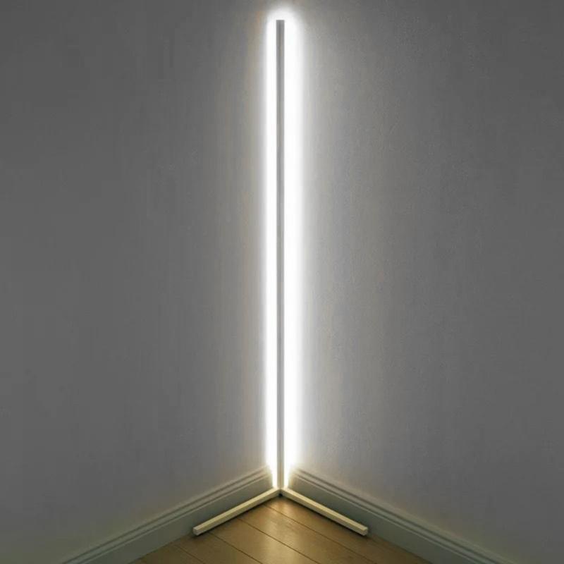 Floor Lamps Nordic LED Lamp Modern Simple Warm White Corner Rod Light For Living Room Bedroom Interior Atmosphere Standing IndoorF - view 5