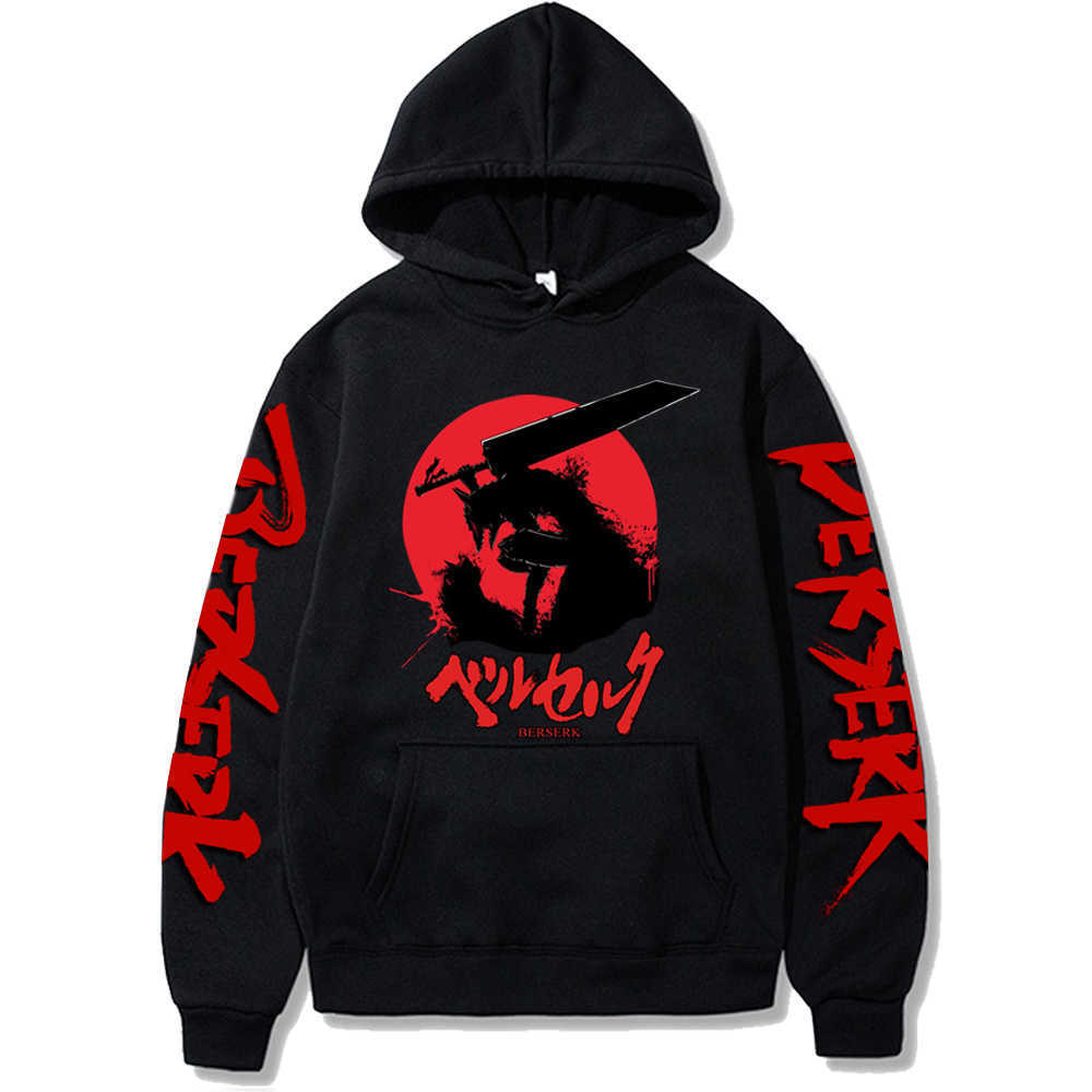 Harajuku Anime Unisex Hoodies Japanese Anime Berserk Printed Cool Hoodie Streetwear Cuts Street Style Casual Sweatshirts X0610, Black
Harajuku Anime Unisex Hoodies Japanese Anime Berserk Printed Cool Hoodie Streetwear Cuts Street Style Casual Sweatshirts X0610, Black