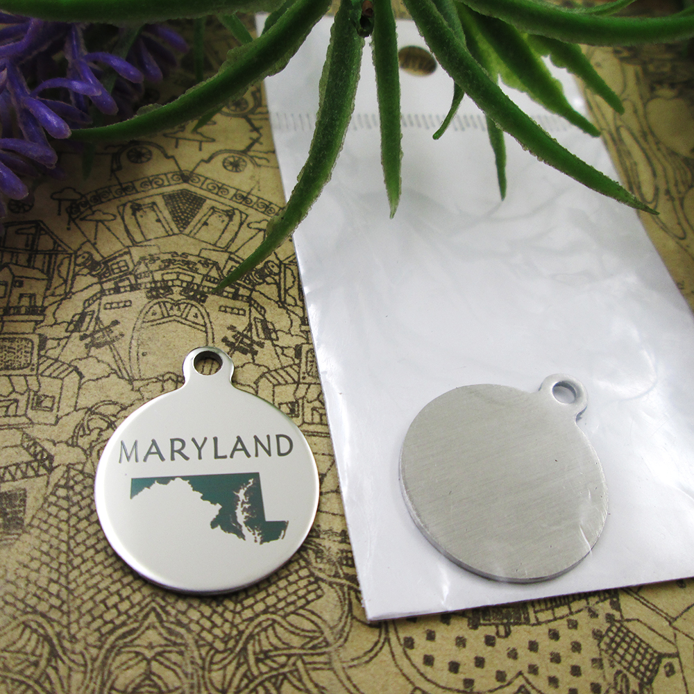 40pcs--stainless steel charms"Maryland map" more style choosing DIY pendants fo necklace
40pcs--stainless steel charms"Maryland map" more style choosing DIY pendants fo necklace