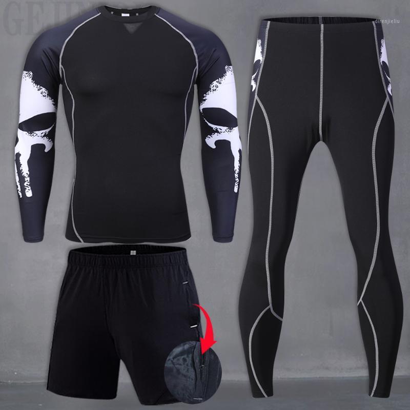 Running Sets Men's Gym Fitness Kit Compression Pants Shirt Top Long Sleeve Jacket Set 3 PCS Workout Outfit, Black;blue
Running Sets Men's Gym Fitness Kit Compression Pants Shirt Top Long Sleeve Jacket Set 3 PCS Workout Outfit, Black;blue