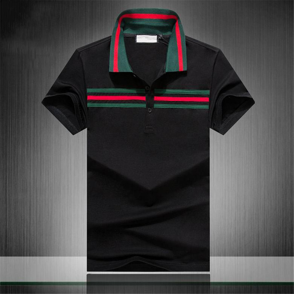 new fashion classic mens striped embroidery shirt cotton mens T-shirt white black blue designer polo shirt male -3XL
new fashion classic mens striped embroidery shirt cotton mens T-shirt white black blue designer polo shirt male -3XL