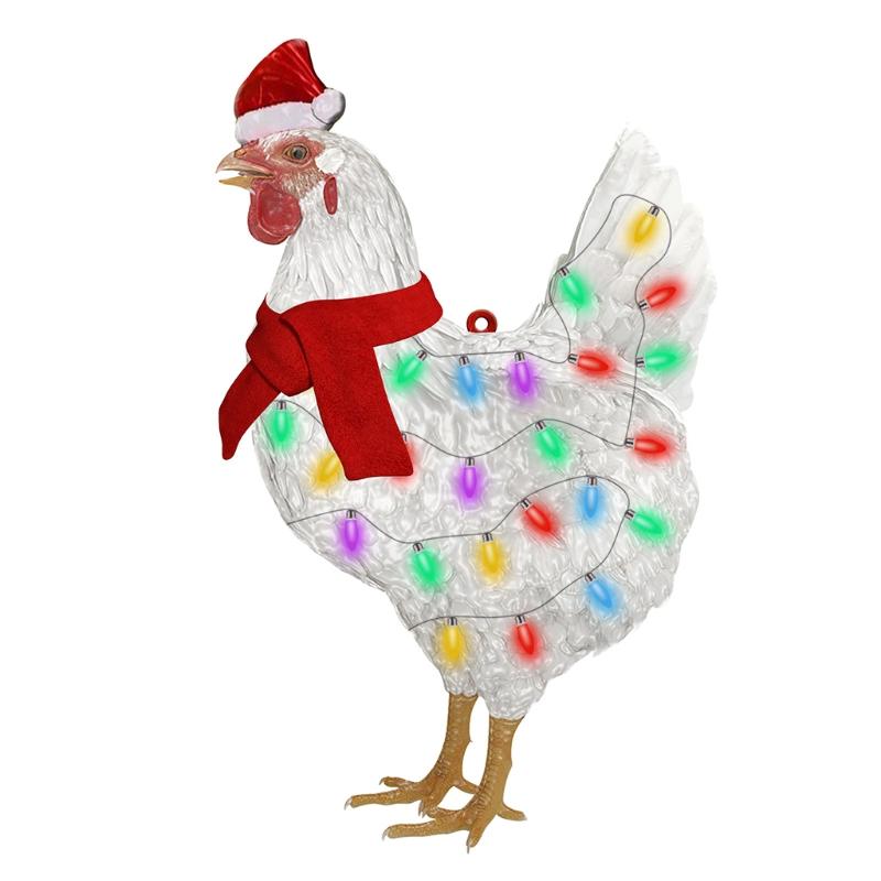 Christmas Decorations Chicken With Scarf Decoration Holiday Ornament Hanging Xmas Tree Decor Car Home Indoor
Christmas Decorations Chicken With Scarf Decoration Holiday Ornament Hanging Xmas Tree Decor Car Home Indoor