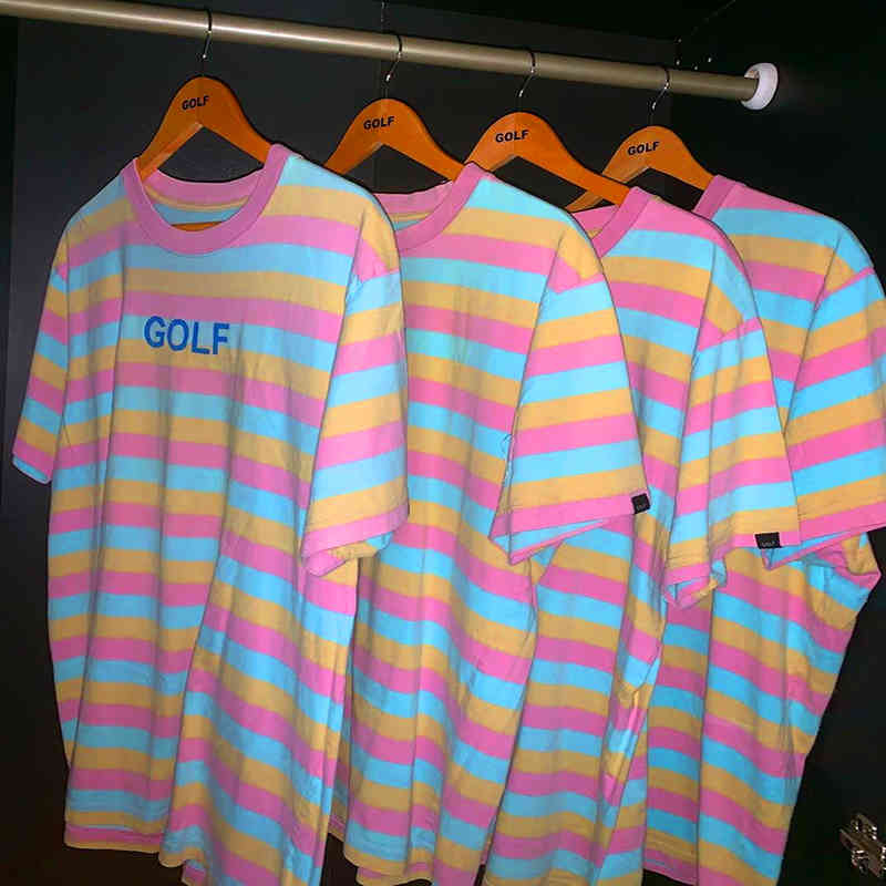 Golf Wang Bimmer Tee Three-Color Stripe LOGO T-Shirt Tyler The Creator Men/Women Rapper OFWGKTA Summer Loose Short Cotton Sleeve, White;black
Golf Wang Bimmer Tee Three-Color Stripe LOGO T-Shirt Tyler The Creator Men/Women Rapper OFWGKTA Summer Loose Short Cotton Sleeve, White;black