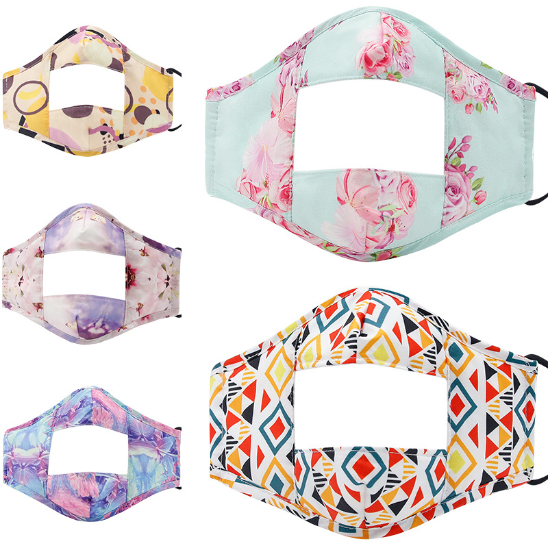 Adult masks for deaf and dumb people with transparent visualization of lip language cotton face-mask PET solid color printing thermal mask
Adult masks for deaf and dumb people with transparent visualization of lip language cotton face-mask PET solid color printing thermal mask