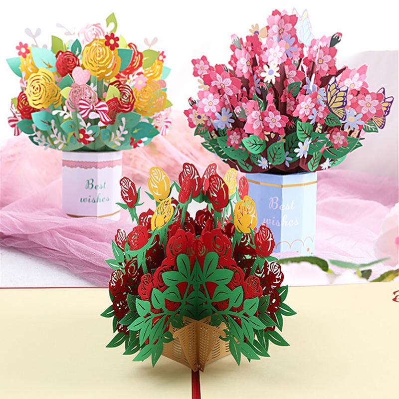 Greeting Cards 3D Up Cut Post Beautiful Flower Card For Wife Mother Birthday Christmas Valentine Day Party Wedding Gift
Greeting Cards 3D Up Cut Post Beautiful Flower Card For Wife Mother Birthday Christmas Valentine Day Party Wedding Gift