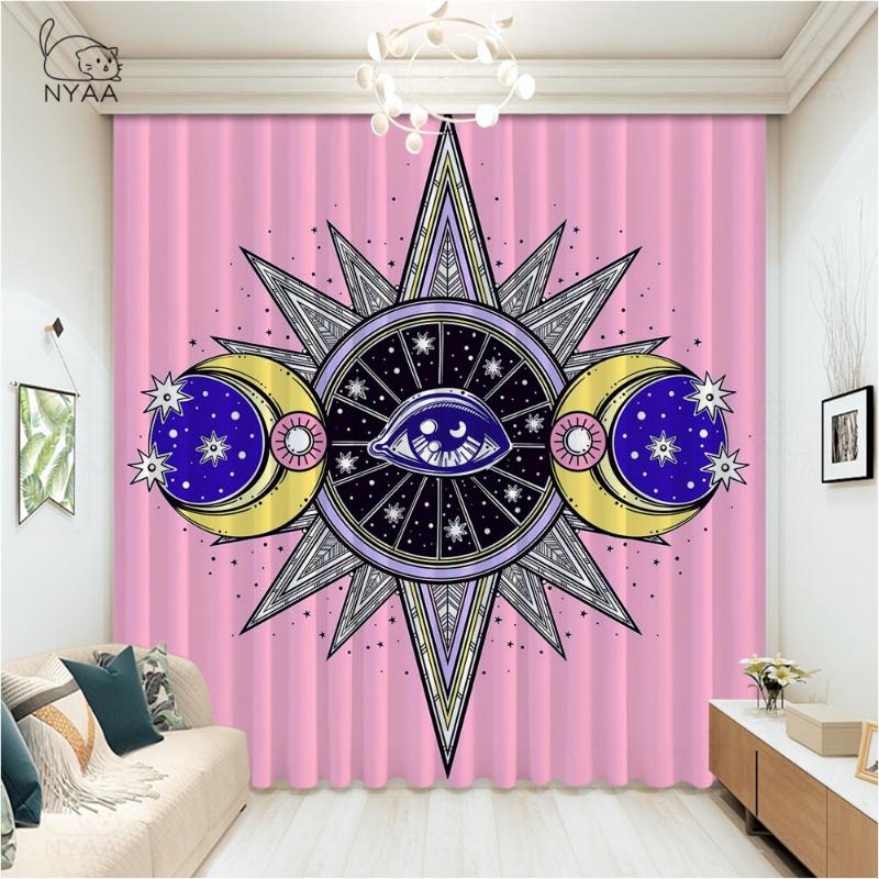 Curtain & Drapes Mandala Living Room Gold Star Moon Blackout Bedroom Elephant Window 1pc Cortinas Ultra-thin Light Shading
Curtain & Drapes Mandala Living Room Gold Star Moon Blackout Bedroom Elephant Window 1pc Cortinas Ultra-thin Light Shading