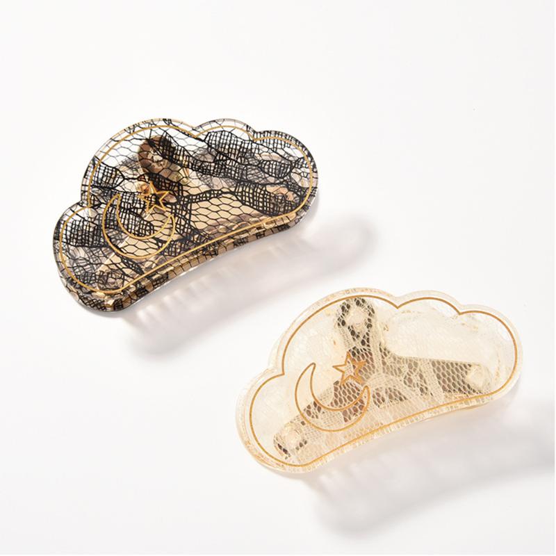 Hair Clips & Barrettes Vintage Lace Transparent Geometric Hairpin Stars And Moons Clip For Women Romantic Headdress Elegant Headwear Accesso, Golden;silver
Hair Clips & Barrettes Vintage Lace Transparent Geometric Hairpin Stars And Moons Clip For Women Romantic Headdress Elegant Headwear Accesso, Golden;silver