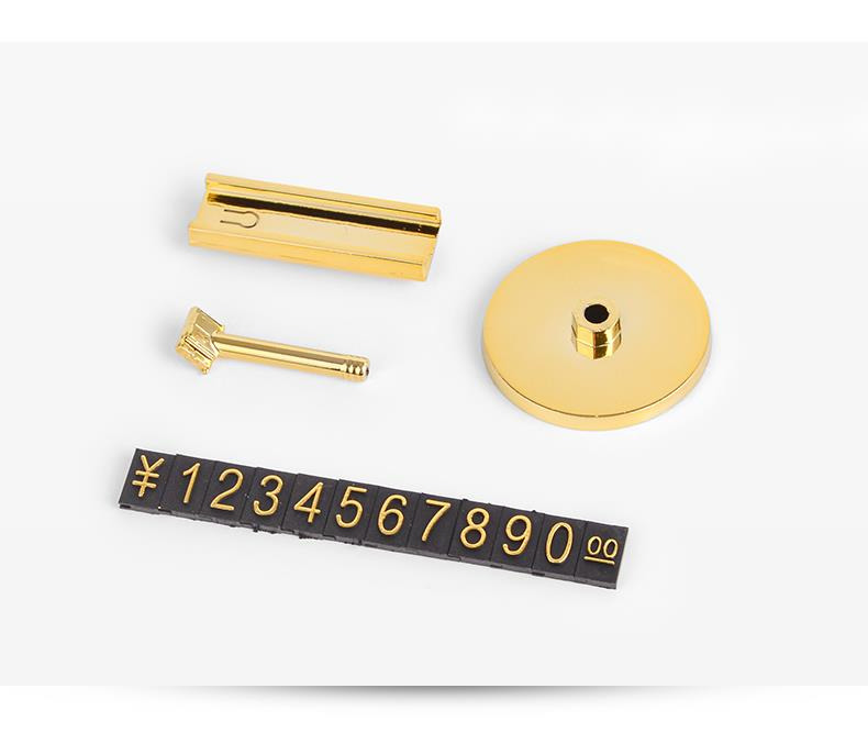 Jewelry Store Plastic Price Cube Numbers Jewellery Pricing Cubes Tag Plastic Bracket