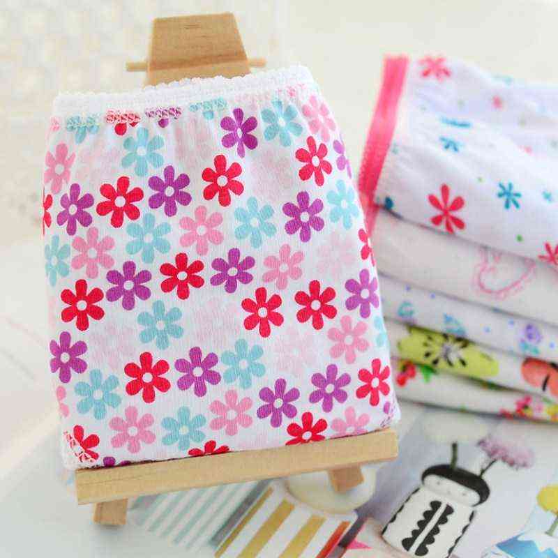 12Pc/Lot Baby Girls Underwear Cotton Panties Kids Short Briefs Children Underpants 2-12Y 211122