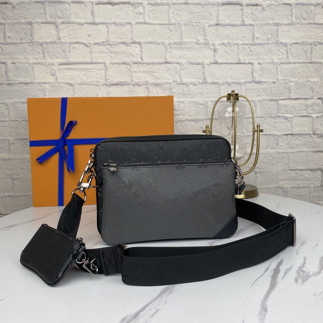 M69443 NEW Pochette Trio Genuine leather women twist handbag messenger shoulder bag pockets Totes Shopping bags Key Walletsa, Description
M69443 NEW Pochette Trio Genuine leather women twist handbag messenger shoulder bag pockets Totes Shopping bags Key Walletsa, Description