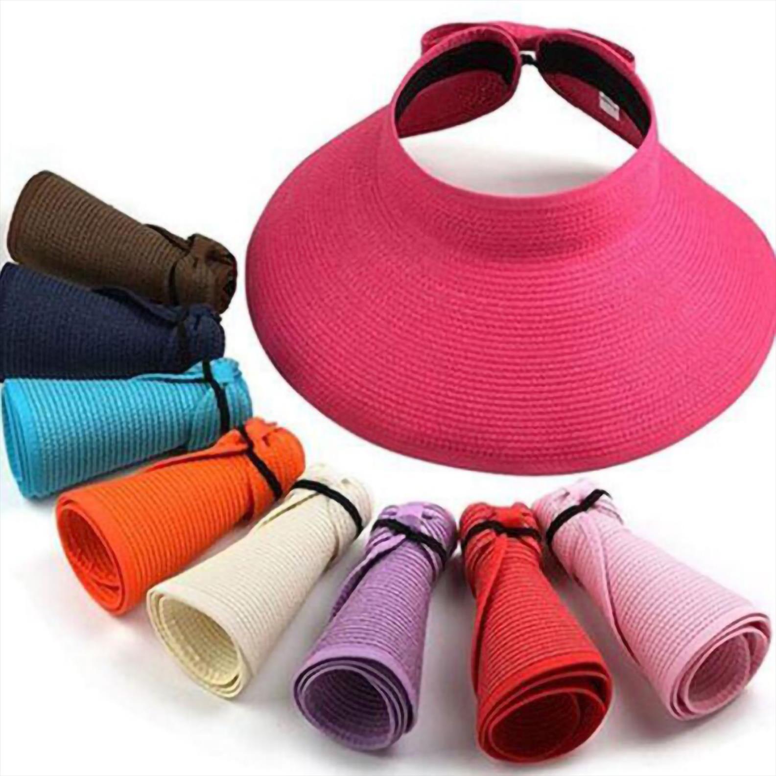 womens wide roll up straw sun visor hat bowknot beach outdoor summer caps for women casquette homme, Blue;gray
womens wide roll up straw sun visor hat bowknot beach outdoor summer caps for women casquette homme, Blue;gray