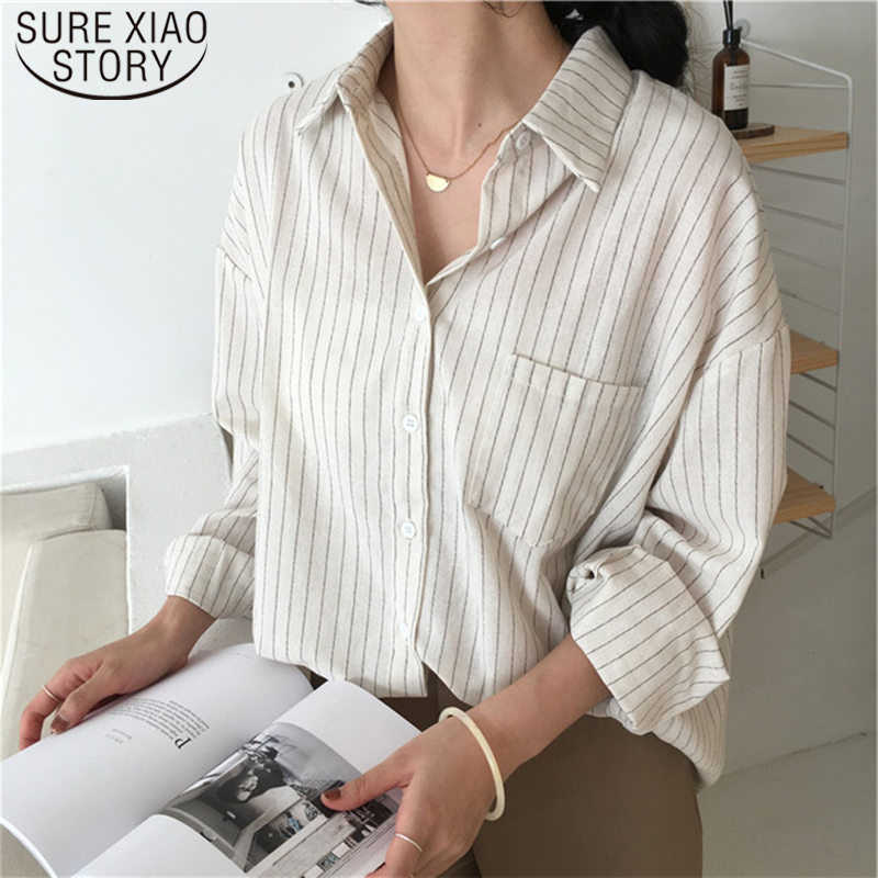 Autumn Female Shirts Women Striped Shirts Solid Casual Shirts Fashion Long Sleeves Blusas Office Lady Clothes Women 6703 210527, White
Autumn Female Shirts Women Striped Shirts Solid Casual Shirts Fashion Long Sleeves Blusas Office Lady Clothes Women 6703 210527, White