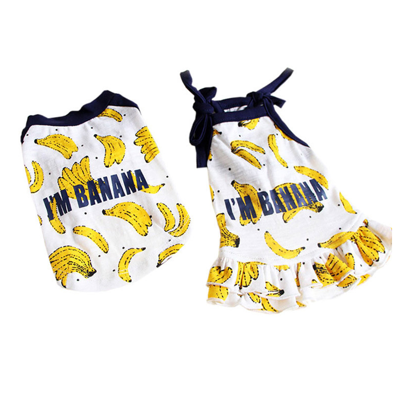 Supplies Clothes Dog Summer Pet Suspender Skirt Fadou Teddy Bomei Vest Thin, Vest banana
Supplies Clothes Dog Summer Pet Suspender Skirt Fadou Teddy Bomei Vest Thin, Vest banana