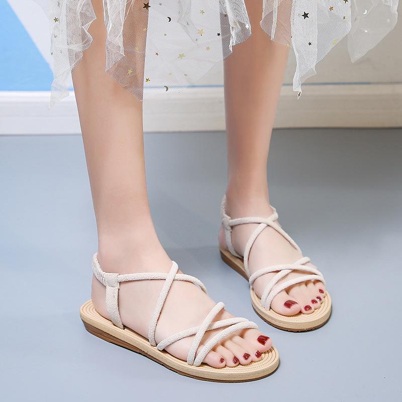 Sandals Fairy Style 2021 Summer Flat Roman Women Beach Comfortable All-match Women's, Black
Sandals Fairy Style 2021 Summer Flat Roman Women Beach Comfortable All-match Women's, Black