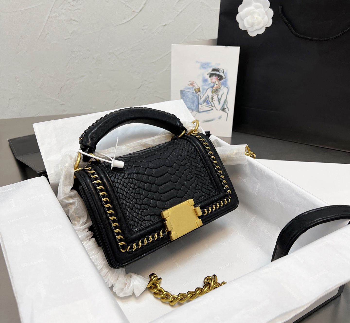 Designer bag Luxury Brand caviar Shoulder Bags Women HandBags Tote Real Leather Lady Plaid Purses by bagandshoe, Dust bag
Designer bag Luxury Brand caviar Shoulder Bags Women HandBags Tote Real Leather Lady Plaid Purses by bagandshoe, Dust bag