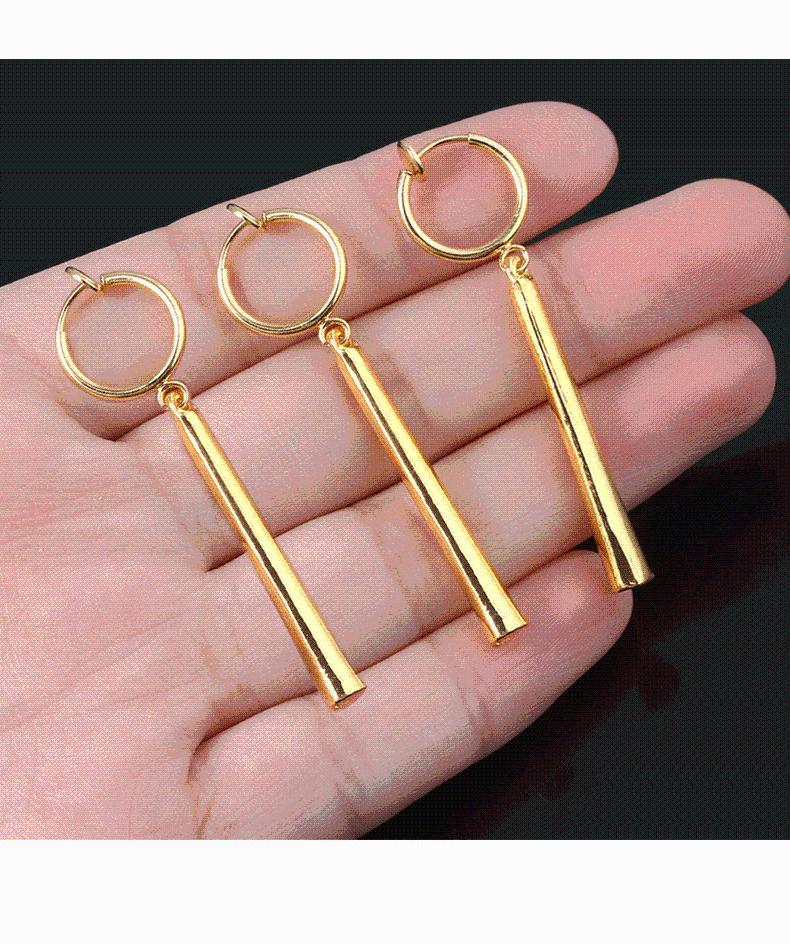 Stud Earrings For Men Without Earholes Male One Piece With The Same Stylish Ear Clip Jewellery Gold, Golden;silver
Stud Earrings For Men Without Earholes Male One Piece With The Same Stylish Ear Clip Jewellery Gold, Golden;silver