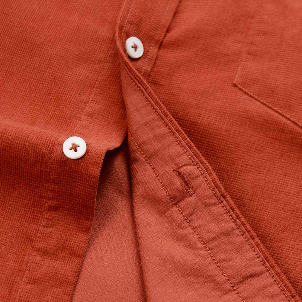 Casual Mens Corduroy Shirt Pure Cotton Long Sleeve Brown Thick Winter XXL Regular Fit New Model Male Button Down 210410