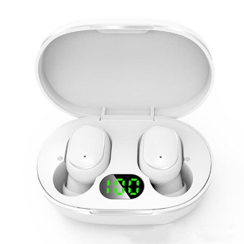 Wireless Earphone Chip Metal Rename GPS auto paring wireless Charging Bluetooth Headphone For Cell Phone In-Ear Detection, White
Wireless Earphone Chip Metal Rename GPS auto paring wireless Charging Bluetooth Headphone For Cell Phone In-Ear Detection, White