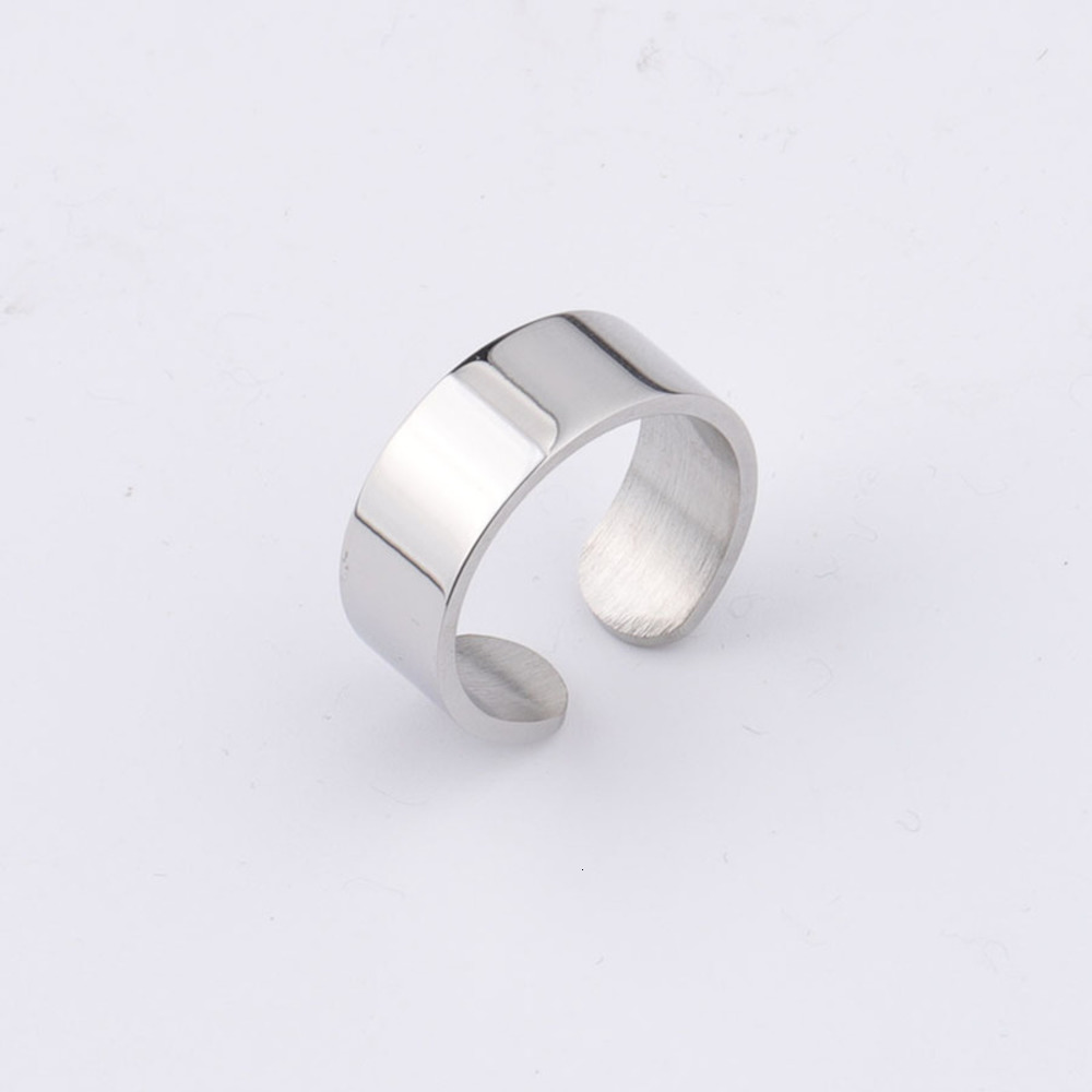 high grade pure smooth face big stainless steel open ring light plate can be engraved, Black
high grade pure smooth face big stainless steel open ring light plate can be engraved, Black