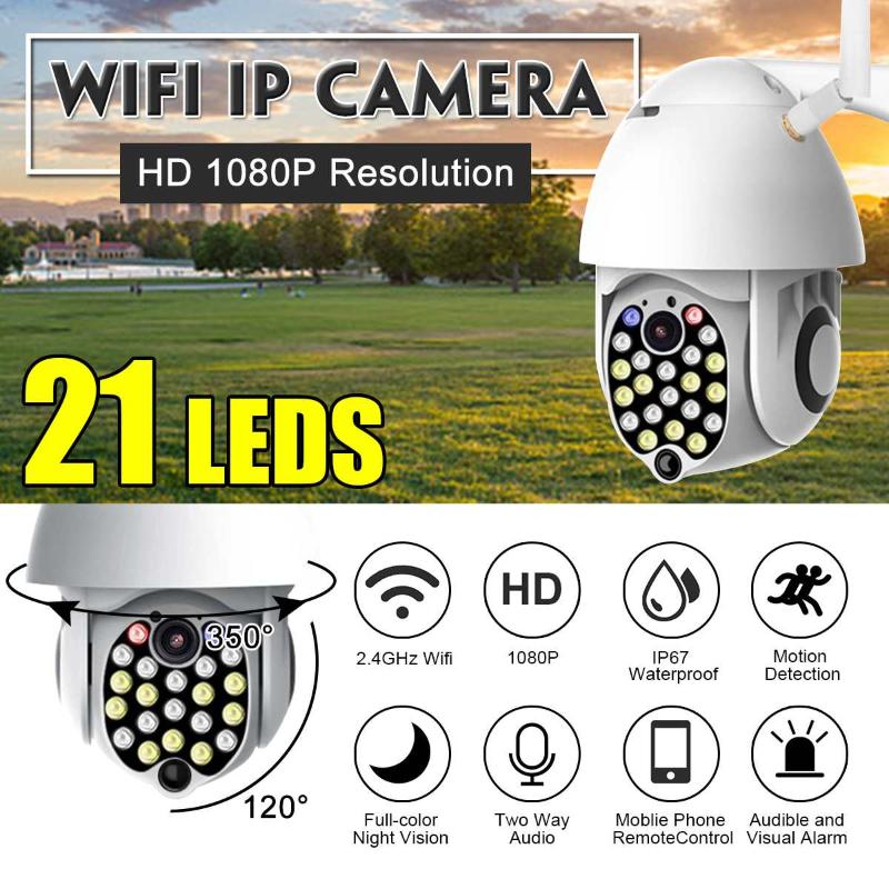 Cameras Wifi PTZ IP Camera 1080P 2MP Super HD Two Way Audio Wireless Cam Outdoor 50m IR Video Home Security P2P
Cameras Wifi PTZ IP Camera 1080P 2MP Super HD Two Way Audio Wireless Cam Outdoor 50m IR Video Home Security P2P