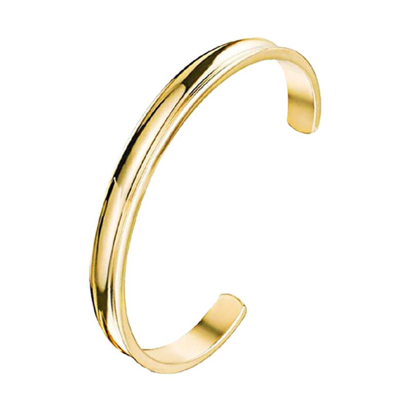 Bangle Stainless Steel Hair Band Bracelet C-shaped Open Concave Arc Groove Rubber Gold Silver Color Titanium Cuff
Bangle Stainless Steel Hair Band Bracelet C-shaped Open Concave Arc Groove Rubber Gold Silver Color Titanium Cuff