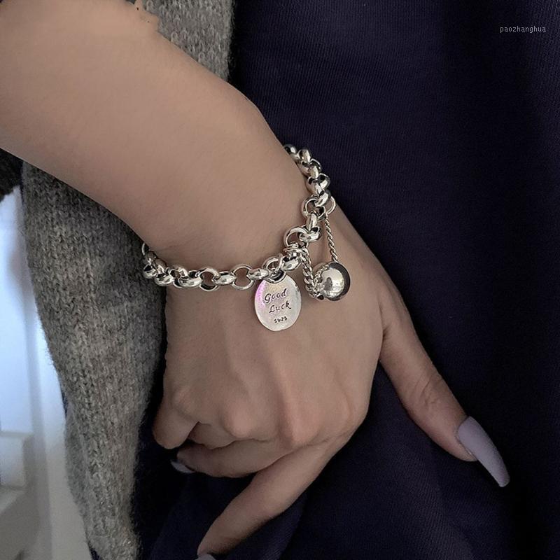 Link, Chain 1 Pcs Fashion Metal Ball Pendant Bracelet Women Retro Personality Thick Tag Charms Bangle Jewelry Gift, Black
Link, Chain 1 Pcs Fashion Metal Ball Pendant Bracelet Women Retro Personality Thick Tag Charms Bangle Jewelry Gift, Black