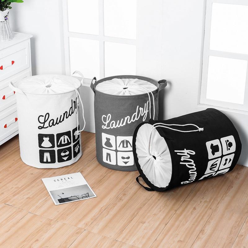 Foldable Laundry Baskets Cotton Drawstring Bag Dustproof High Capacity Children Toy Bucket Debris Finisher Dirty Clothes Storage & Organizat
Foldable Laundry Baskets Cotton Drawstring Bag Dustproof High Capacity Children Toy Bucket Debris Finisher Dirty Clothes Storage & Organizat