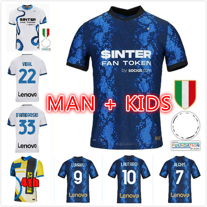 2021 2022 Inter 4th LUKAKU LAUTARO ALEXIS Campioni 19 soccer jerseys 20 21 22 Milan VIDAL BARELLA MEN Kids kits jersey football shirts fourth
2021 2022 Inter 4th LUKAKU LAUTARO ALEXIS Campioni 19 soccer jerseys 20 21 22 Milan VIDAL BARELLA MEN Kids kits jersey football shirts fourth