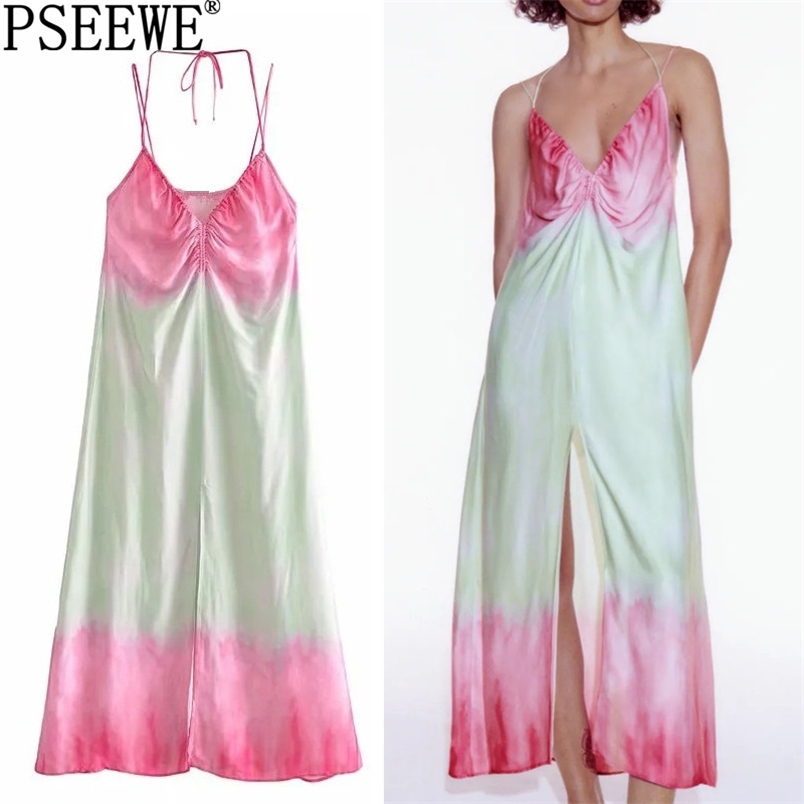 Long Dress Women Tie Dye Slip Midi Woman Backless Strap Sexy Party Summer es Boho Beach Casual es 210519, Blue
Long Dress Women Tie Dye Slip Midi Woman Backless Strap Sexy Party Summer es Boho Beach Casual es 210519, Blue