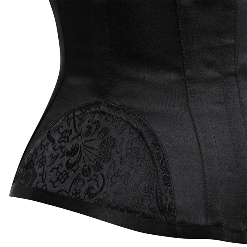 New hourglass corset Steel boned corset sexy Lace up underbust Bustier Waistband Body Shapers Slimming Waist Trainer 8920