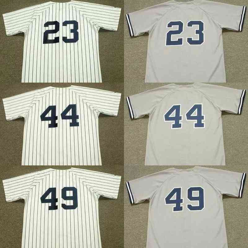 Men 23 DON MATTINGLY 10 CHRIS CHAMBLISS 12 RON BLOMBERG 44 REGGIE JACKSON 35 MIKE MUSSINA 49 RON GUIDRY 1983 Home Baseball Jersey, Black
Men 23 DON MATTINGLY 10 CHRIS CHAMBLISS 12 RON BLOMBERG 44 REGGIE JACKSON 35 MIKE MUSSINA 49 RON GUIDRY 1983 Home Baseball Jersey, Black